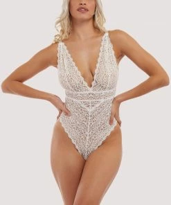 Wolf & Whistle Ariana Ivory Everyday Lace Body