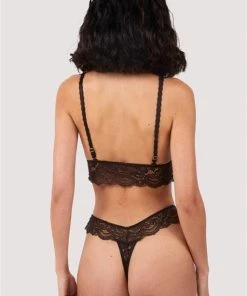 Wolf & Whistle Non Wired Bras Ariana Coffee Lace Bralette