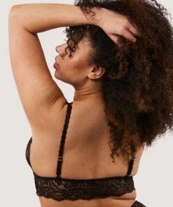 Wolf & Whistle Non Wired Bras Ariana Coffee Lace Bralette