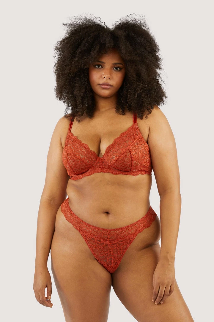 Wolf & Whistle Plunge Bras Ariana Ginger Everyday Bra 7 Wolf & Whistle Plunge Bras Ariana Ginger Everyday Bra