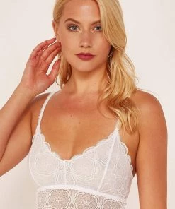 Wolf & Whistle Ari Lace White Bralette