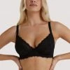 Wolf & Whistle Outlet Ariana Black Everyday Plunge Bra
