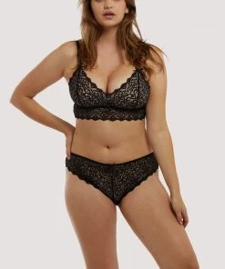 Wolf & Whistle Ariana Black Lace Bralette
