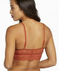 Wolf & Whistle Ariana Intense Rust Everyday Lace Bralette