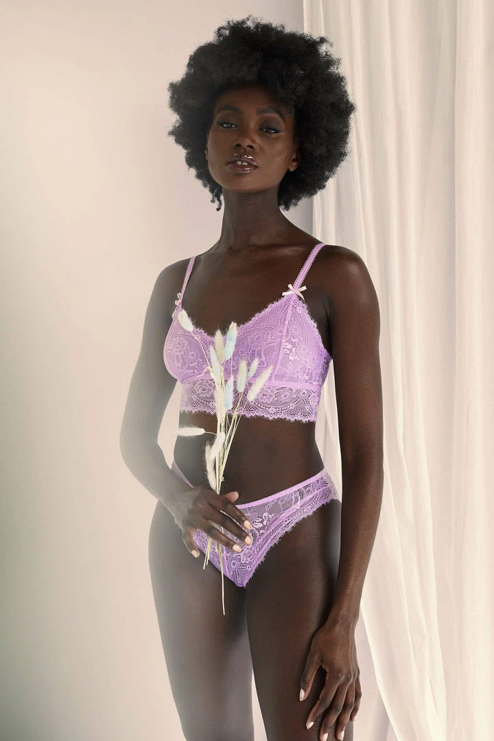 Wolf & Whistle Ariana Lilac Everyday Lace Bralette Everyday Lingerie 3 Wolf & Whistle Ariana Lilac Everyday Lace Bralette Everyday Lingerie
