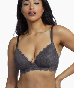 Wolf & Whistle Ariana Steel Grey Everyday Lace Bra 15 Wolf & Whistle Ariana Steel Grey Everyday Lace Bra