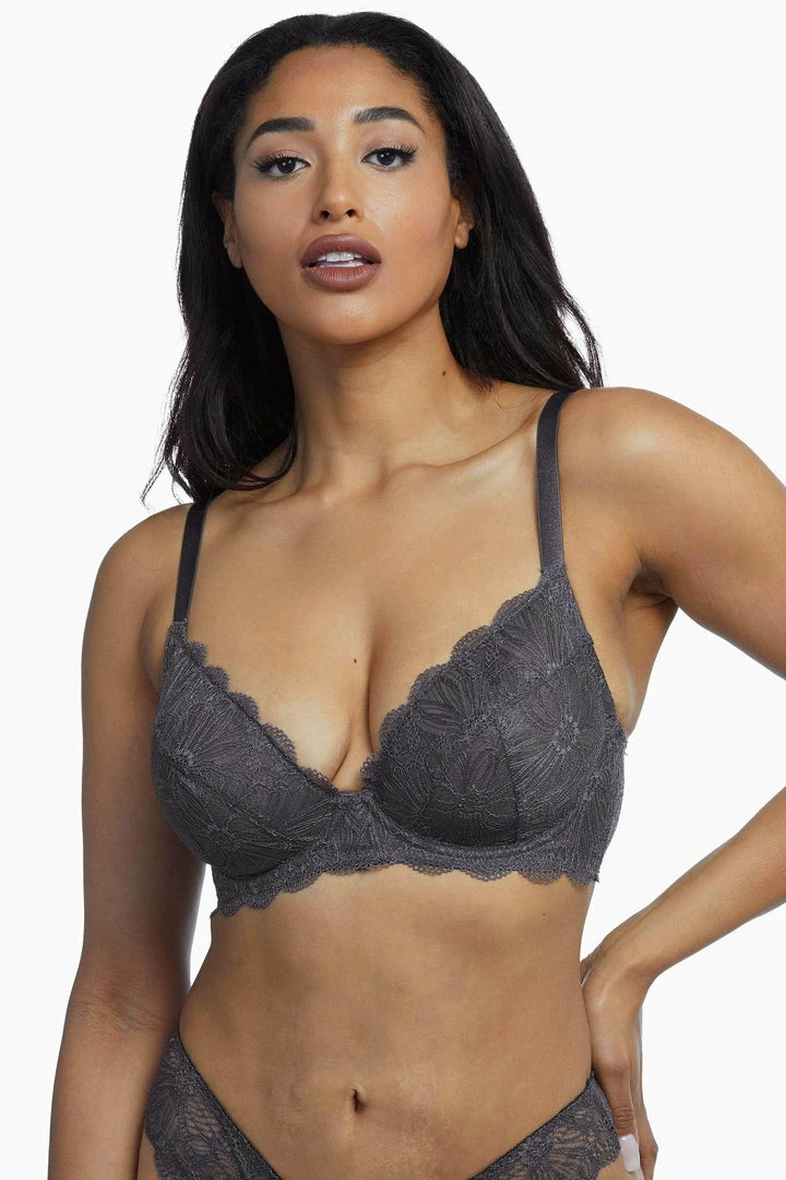 Wolf & Whistle Ariana Steel Grey Everyday Lace Bra 7 Wolf & Whistle Ariana Steel Grey Everyday Lace Bra