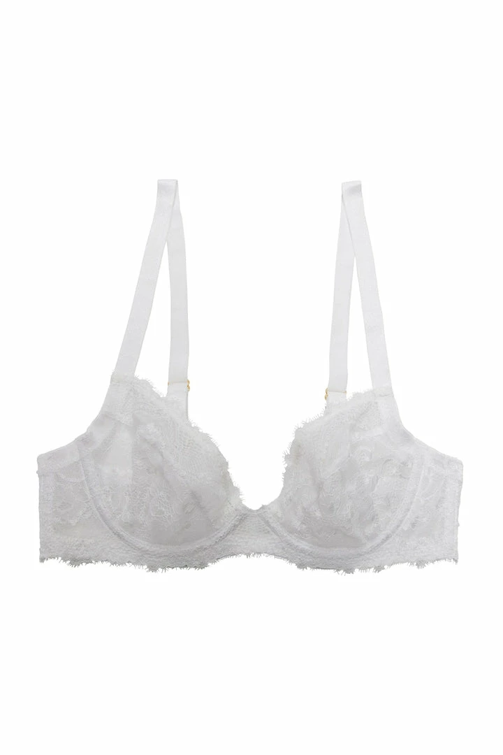 Wolf & Whistle Everyday Lingerie Ariana White Everyday Plunge Bra 4 Wolf & Whistle Everyday Lingerie Ariana White Everyday Plunge Bra