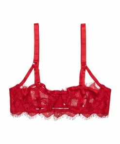 Wolf & Whistle Chantal Red Cage Bra Outlet