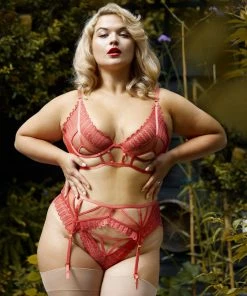 Wolf & Whistle Ellie Rust Open Bra