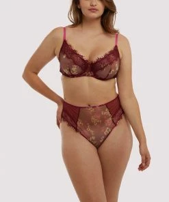 Wolf & Whistle Neve Kimono Print Plunge Bra 15 Wolf & Whistle Neve Kimono Print Plunge Bra