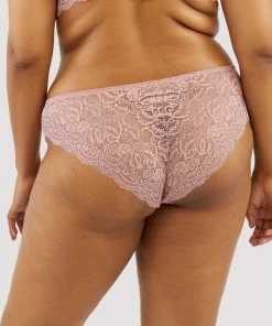 Wolf & Whistle Ariana Ash Rose Lace Brief