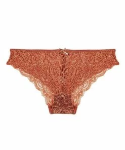 Wolf & Whistle Ariana Ginger Lace Brief