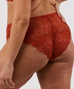 Wolf & Whistle Ariana Ginger Lace Brief
