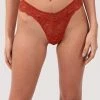 Wolf & Whistle Ariana Ginger Lace Thong