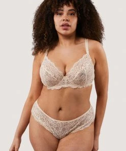 Wolf & Whistle Ariana Vanilla Lace Brief