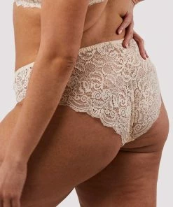 Wolf & Whistle Ariana Vanilla Lace Brief