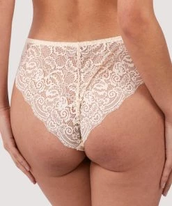Wolf & Whistle Ariana Vanilla Lace Brief