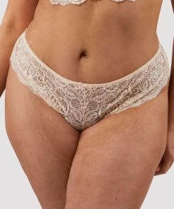 Wolf & Whistle Ariana Vanilla Lace Brief