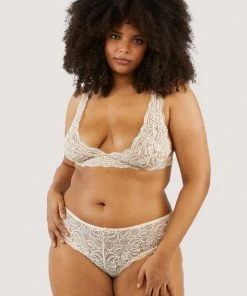 Wolf & Whistle Ariana Vanilla Lace Brief