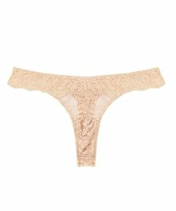 Wolf & Whistle Ariana Vanilla Lace Thong Knickers 25 Wolf & Whistle Ariana Vanilla Lace Thong Knickers