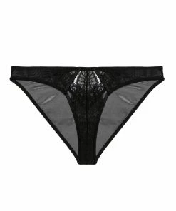 Wolf & Whistle Kennedy Black Strappy Mesh And Lace Brief 9 Wolf & Whistle Kennedy Black Strappy Mesh And Lace Brief