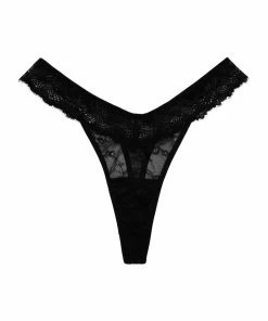 Wolf & Whistle Ariana Black Everyday Thong Outlet 11 Wolf & Whistle Ariana Black Everyday Thong Outlet