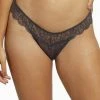 Wolf & Whistle Outlet Ariana Steel Grey Everyday Lace Thong