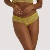 Wolf & Whistle Ariana Yellow Everyday Lace Brief