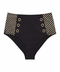 Wolf & Whistle Eyelet High Waist Bikini Brief