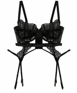 Wolf & Whistle Kennedy Black Wired Cut Out Basque 13 Wolf & Whistle Kennedy Black Wired Cut Out Basque