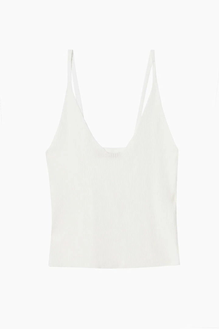 Wolf & Whistle Lounge Ivory Knitted Rib Vest 7 Wolf & Whistle Lounge Ivory Knitted Rib Vest