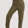 Wolf & Whistle Lounge Khaki Knitted Rib Jogger