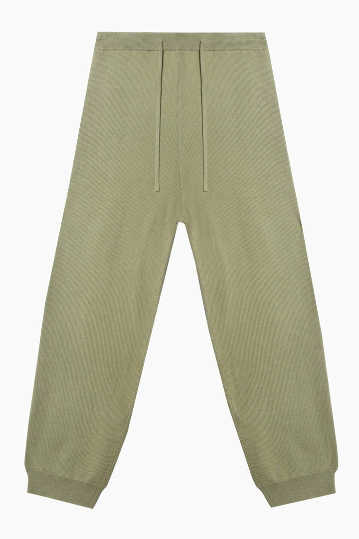 Wolf & Whistle Lounge Khaki Knitted Rib Jogger 5 Wolf & Whistle Lounge Khaki Knitted Rib Jogger