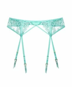 Wolf & Whistle Suspenders Eva Blue Graphic Embroidery Suspender 11 Wolf & Whistle Suspenders Eva Blue Graphic Embroidery Suspender