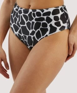 Wolf & Whistle White Eco Giraffe High Waist Brief