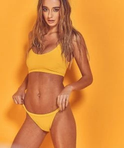 Wolf & Whistle Abbey Ribbed Bikini Brief Swimwear