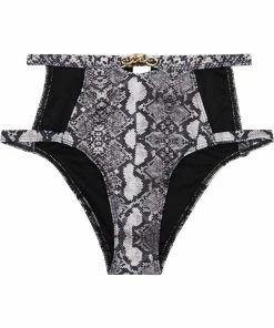 Wolf & Whistle Eco Snakeskin Chain High Waist Brief