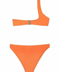 Wolf & Whistle Swimwear Gianna Orange Lattice Swimsuit 15 Wolf & Whistle Swimwear Gianna Orange Lattice Swimsuit