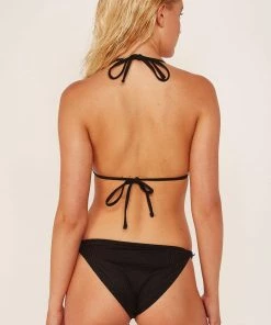 Wolf & Whistle Green Chain Black Triangle Top Swimwear
