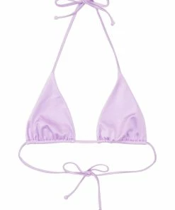 Wolf & Whistle High Shine Triangle Top Lilac