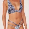 Wolf & Whistle Swimwear Jewel Baroque Print Bikini Brief