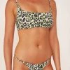 Wolf & Whistle Leopard Brazilian Brief Khaki