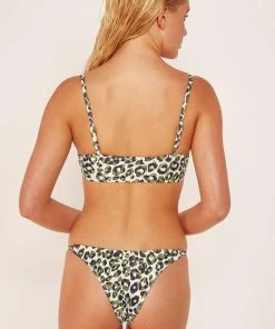Wolf & Whistle Leopard Brazilian Brief Khaki