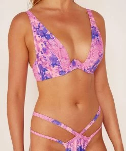 Wolf & Whistle Neon Tie Dye Bikini Brief