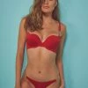 Wolf & Whistle Swimwear Red Chain Push Bikini Top 2 Wolf & Whistle Swimwear Red Chain Push Bikini Top
