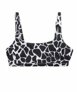 Wolf & Whistle White Eco Giraffe Bikini Top
