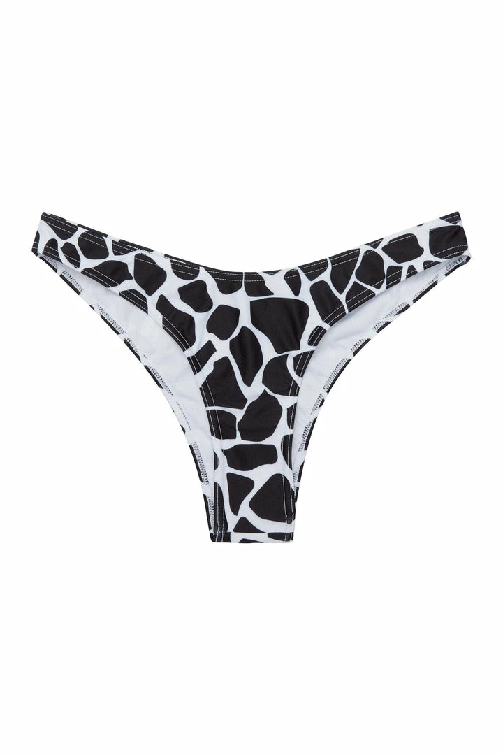 Wolf & Whistle Swimwear White Eco Giraffe Brazilian Brief 7 Wolf & Whistle Swimwear White Eco Giraffe Brazilian Brief